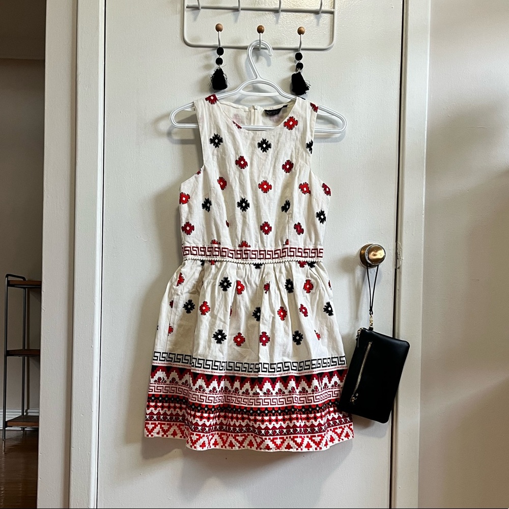 Aztec pattern TOPSHOP Mini Dress - Picture 9 of 14